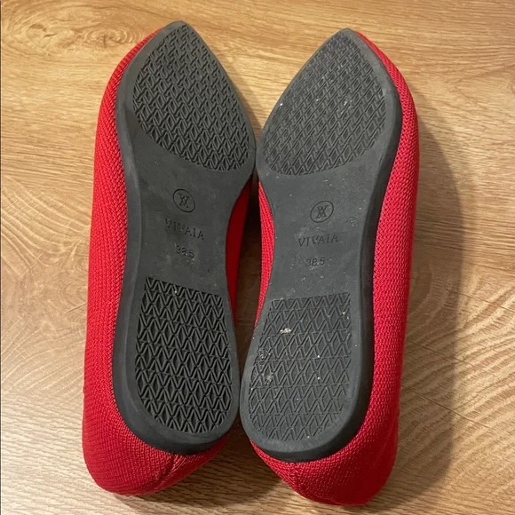 Vivaia Red Women's Flats - Picture 8 of 13